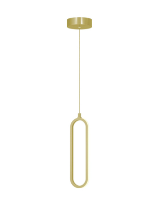 AFX Lighting SIEP12LAJD1GD Sienna 12" Led Pendant Light - 27k / 3k / 35k / 4k / 5k - 120v - Gold Finish
