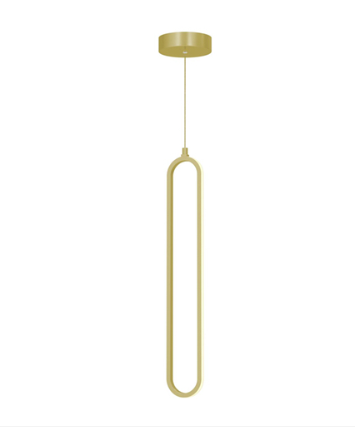 AFX Lighting SIEP24LAJD1GD Sienna 24" Led Pendant Light - 27k / 3k / 35k / 4k / 5k - 120v - Gold Finish