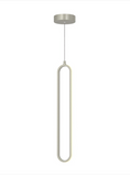 AFX Lighting SIEP24LAJD1NP Sienna 24" Led Pendant Light - 27k / 3k / 35k / 4k / 5k - 120v - Painted Nickel Finish