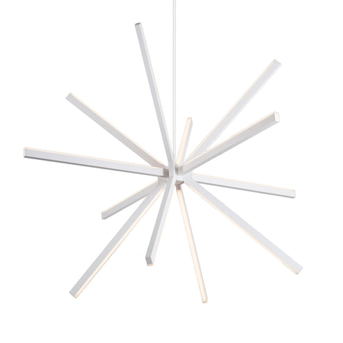 Kuzco Lighting CH14356-WH-UNV Sirius 56-in Chandelier Ceiling Light - CCT: 3000K - Finish: White