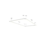 EnvisionLED SK-12FT-CPR-1WR-WH 12-ft Suspension Kit, Single Wire, for Tubular Linear Fixtures, White