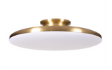 AFX Lighting SKYF19LAJD1SB Skye 19" Led Flush Mount - 3k / 35k / 4k - 120v - Satin Brass Finish