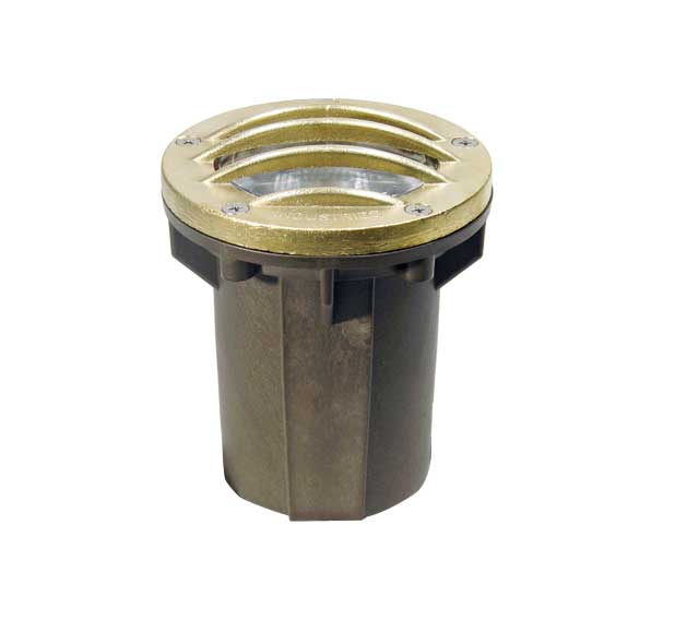 Focus Industries SL20SMLNL120VWIR LED Small Well Light - Voltage: 120V - Lens Holder - Socket: E26 Medium Base - Finish: Weathered Iron