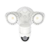 Westgate SL-20W-MCT-WH-CAM 3CCT Security Light With Camera 20W,1900LM, 30K/40K/50K White Finish