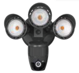 Westgate SL-30W-MCT-BK-CAM 3CCT Security Light With Camera 30W,2800LM, 30K/40K/50K Black Finish