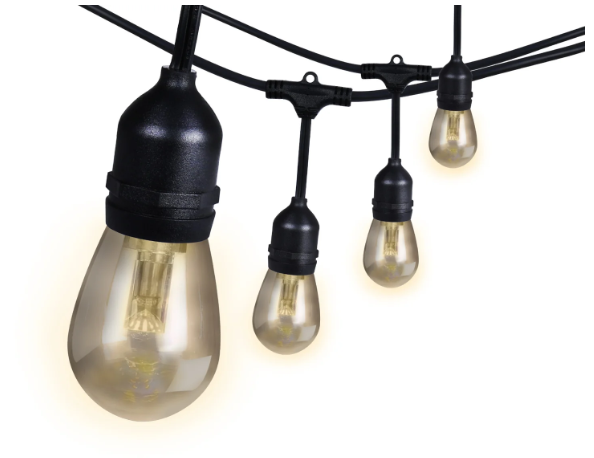 Feit Electric SL30-15/RGBW 30 Foot Color Changing LED String Lights Color Temperature 2200K, Voltage 120V Pack 1
