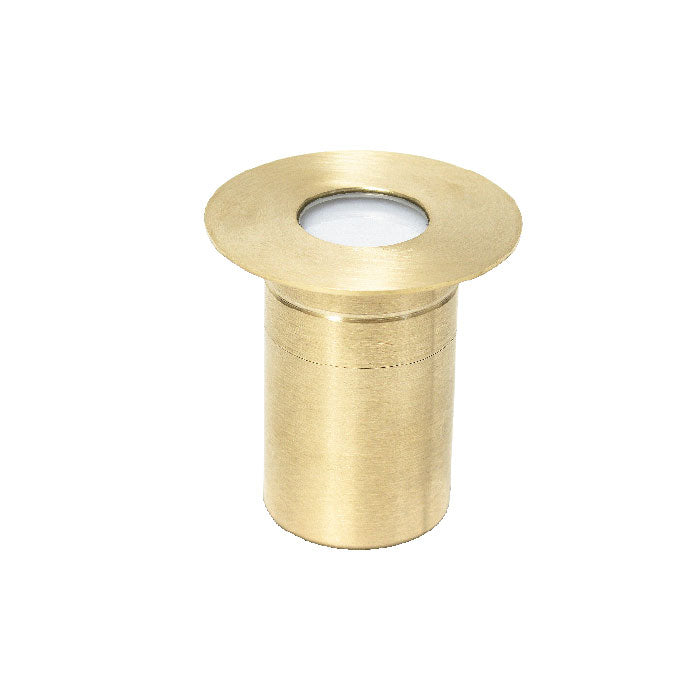 Focus Industries SL37PNLBRSWTX Circular Paver Insert Light - Lamp: No Lamp - Finish: White Texture