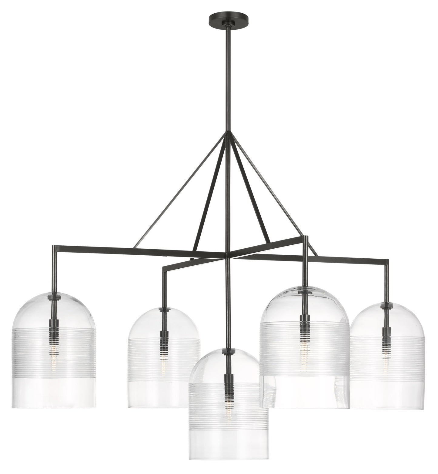 Visual Comfort Architectural SLCH636BZCG 42.5” Leano Chandelier, Wattage 25W, Bronze Finish