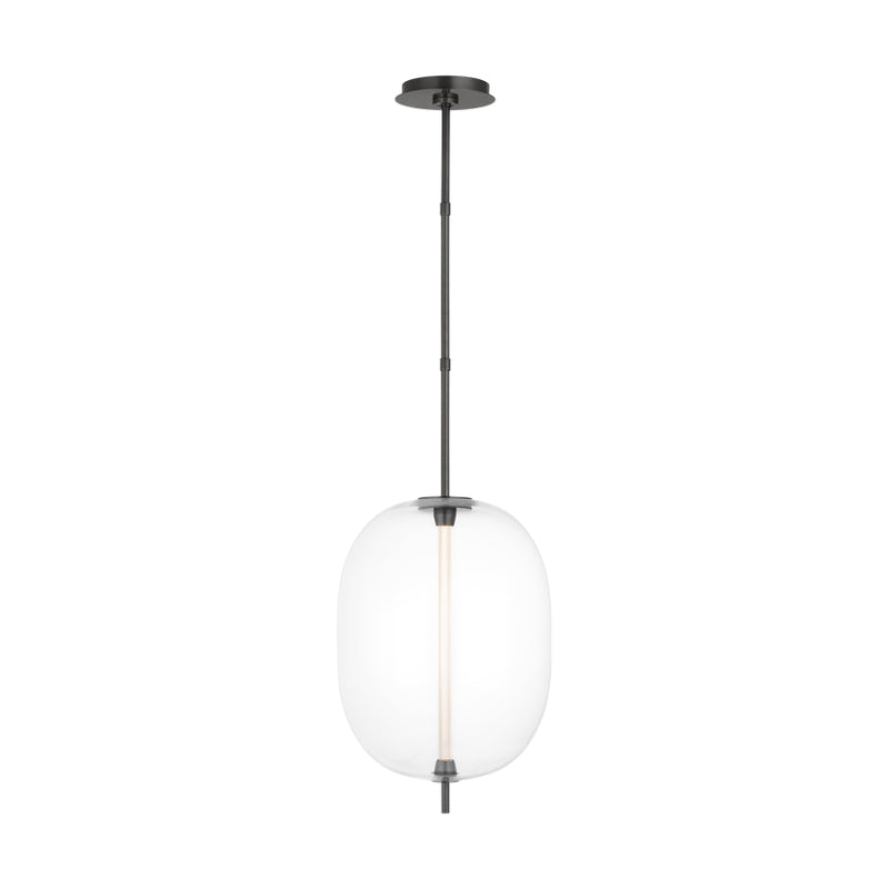 Visual Comfort Architectural SLPD31227CBZ Modern Sean Lavin Hanea Grande 1-lt 13" LED Pendant Ceiling Light CCT 2700K - Voltage 120V - Finish Bronze