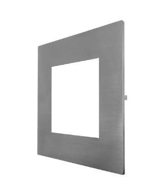 EnvisionLED SLPNL-TRIM-4SQ-BNI 4-in Trim for SL-PNL Series Downlights, Square, Brushed Nickel