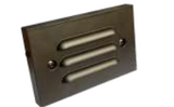 Westgate SLSM-LH-MCT5-ORB Surface-Mount LED Step Light 12V 4W CCT Selectable 2700K/3000K/3500K/4000K/5000K Louver Oil-Rubbed Bronze