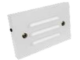 Westgate SLSM-LH-MCT5-WH Surface-Mount LED Step Light 12V 4W CCT Selectable 2700K/3000K/3500K/4000K/5000K Louver White