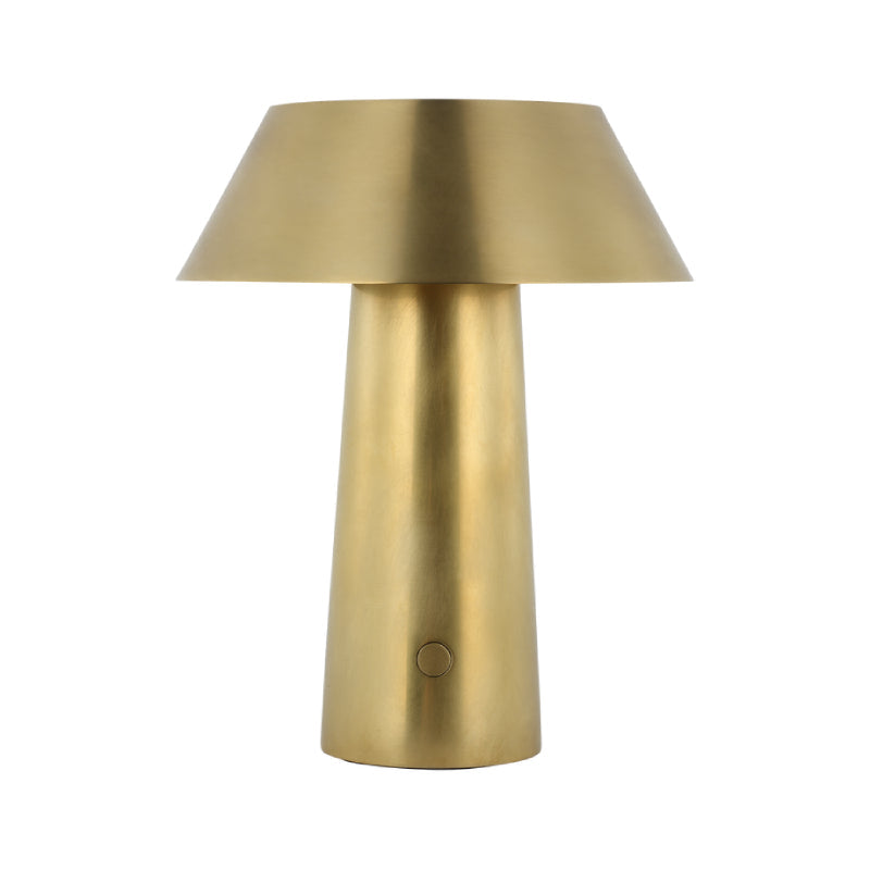 Visual Comfort Architectural SLTB56927HAB Modern Sean Lavin Sesa 1-lt 13" Tall LED Table Lamp - CCT: 2700 - Voltage: 120-240V - Finish Antique Brass