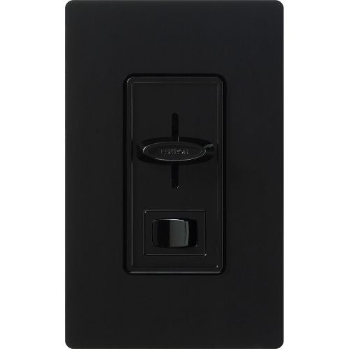 Lutron SLV-600P-BL Skylark Preset Single-Pole Magnetic Low-Voltage Dimmer, 450W Max, Black Finish