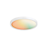 DALS Lighting SM-FM14WH Delta Smart 1 Light 8 inch White Flushmount Ceiling Light, Indoor