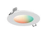 DALS Lighting SM-PNL6WH Smart Home 6" LED Canless Recessed Fixture - Full RGB + Adjustable Color Temperature