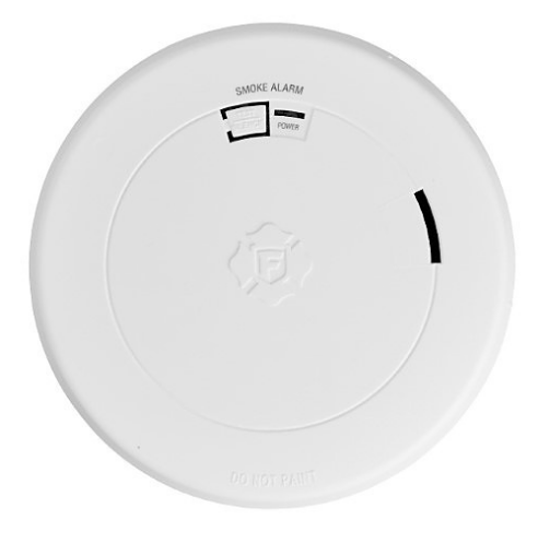 BRK First Alert 1046739 Battery powered, low profile, smoke alarm with 10-Year sealed 3V lithium battery and silence feature.  Includes Photoelectric smoke sensing technology with 6 - Master Pack