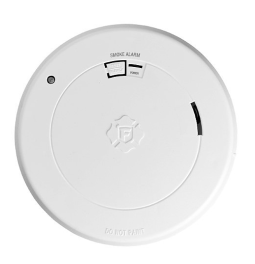BRK First Alert SM210L Battery powered, low profile, smoke alarm with Escape Light, with 10-Year sealed 3V lithium battery and silence feature. Includes Photoelectric smoke sensing technology.