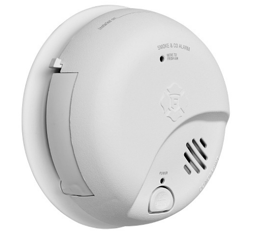 BRK First Alert SMICO100-AC Interconnect Hardwire Combination Smoke and Carbon Monoxide Alarm with Battery Backup