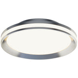 AFX Lighting SNAF12LAJD1SN 12" 25W LED Sona Flush Mount, 1600 lm, CCT Select, 120V, Satin Nickel Finish