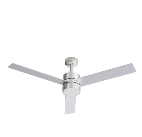 AFX Lighting SNTN523LACSNSL-WS Santo 52 Inch Ceiling Fan, AC, Satin Nickel Finish, with Wall Switch