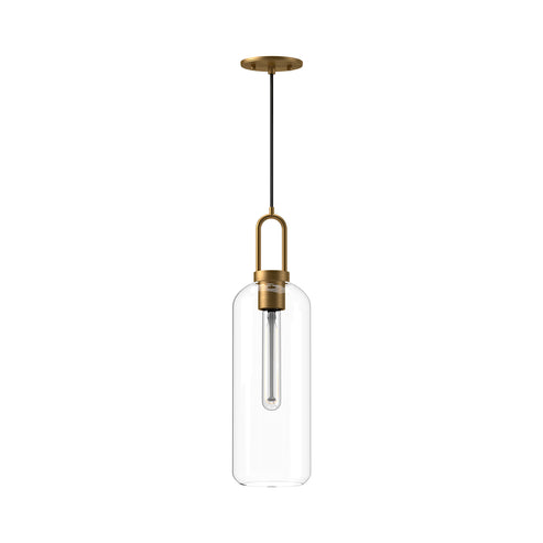 Alora Mood PD401606AGCL Soji 1-Light Pendant, 6", Japandi Style, Multiple Glass Options, 60W, 120V, UL Certified
