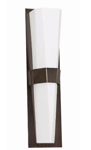AFX Lighting SORS051914LAJUDKB 17W LED Sorrento Wall Sconce, CCT Selectable, 120V-277V, Bronze Finish