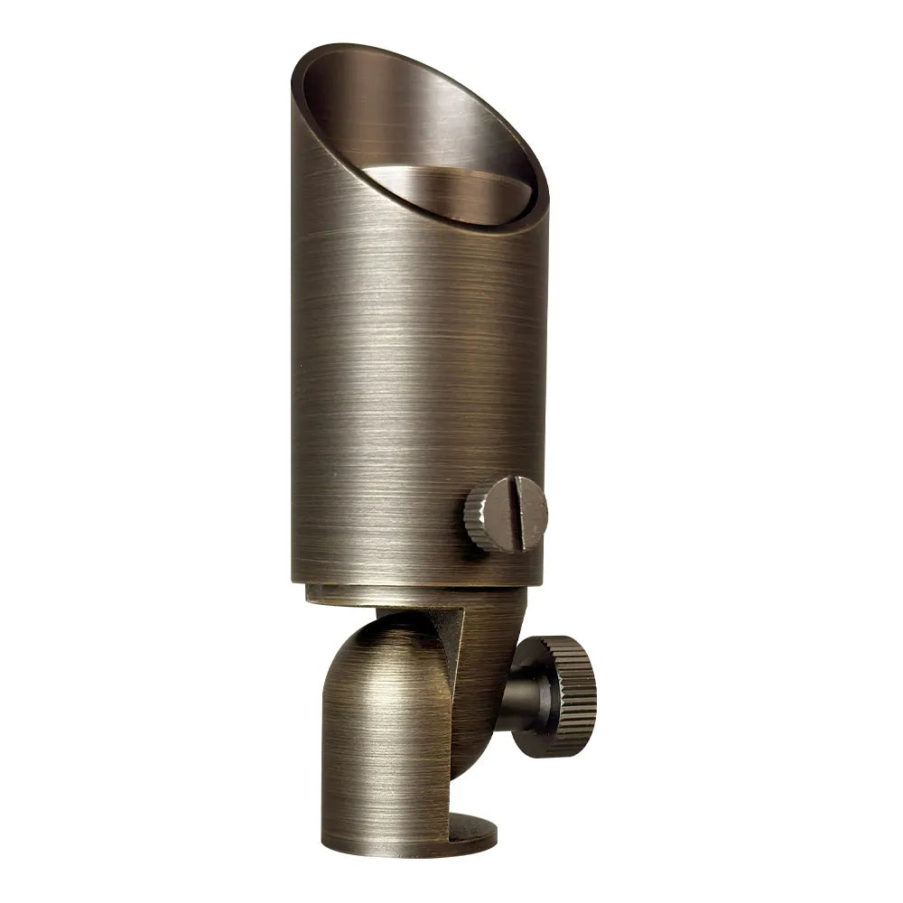 ABBA Lighting USA SPB08-NB 4.82″ Heavy Duty Cast Brass Smart Landscape Spot Light - Finish: Natural Brass