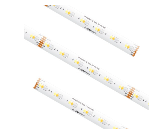 American Lighting SPKPL-RGBTW-4MKIT 13.1' reel of LED tape light that provides 360 lumens per foot of RGB+CCT-tunable light