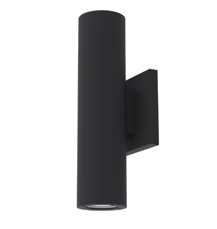 American Lighting SPKPL-VLTD-RGBTW-BK Spektrum+ 24W RGB + CCT Tunable Volta LED Wall Sconce - Dual Lens - 27K-6K - 800 Lumens - 120V