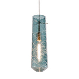 AFX Lighting SPP05MBSNSB 60W LED E26 Spun Pendant Light, 120V, Steel Blue Finish