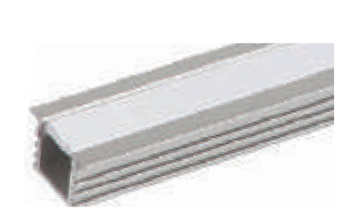 Task Lighting SR9-WW-48 48" Recessed Strip Light Profile (aluminum housing and lens). Use as WireWay for R Series or as a profile for tape lighting