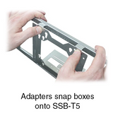 Orbit SSB-T5 Simple Support Bracket Fits 4”, 4-11/16” Or 5” Boxes, Expands From 15” To 25”