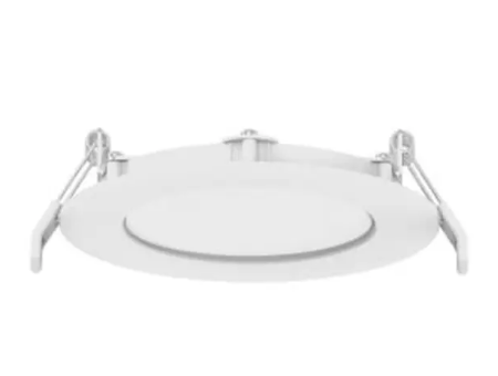 MaxLite SSRD-4R10.5T9CS-W 4 Inch LED Slim Wafer Downlight - 870 Lumens - CCT Selectable - Smooth Trim - 120V - White Finish