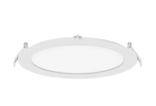 MaxLite SSRD-8R23T9CS-W 8 Inch LED Slim Wafer Downlight - 1900 Lumens - CCT Selectable - Smooth Trim - 120V - White Finish