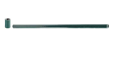 Dabmar Lighting ST-18-G Cast Aluminum 18" Male Riser with Coupling, Green Finish