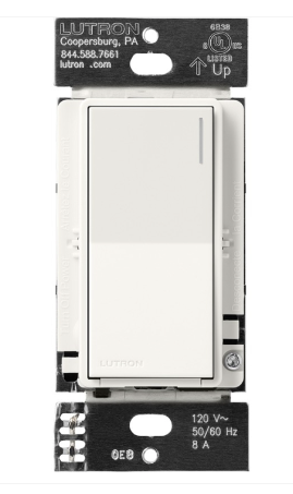 Lutron ST-6ANS-BW Sunnata Switch - Brilliant White Finish