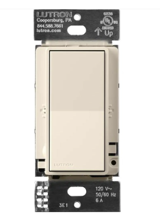Lutron ST-AS-LA Sunnata Accessory Switch - Light Almond Finish
