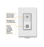 Lutron  ST-AS-WH Sunnata Accessory Switch - White