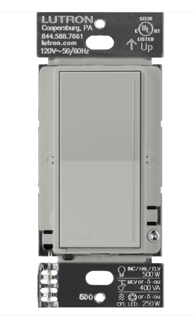 Lutron ST-PRO-N-PB Sunnata Pro Led+ Touch Dimmer - Pebble Finish
