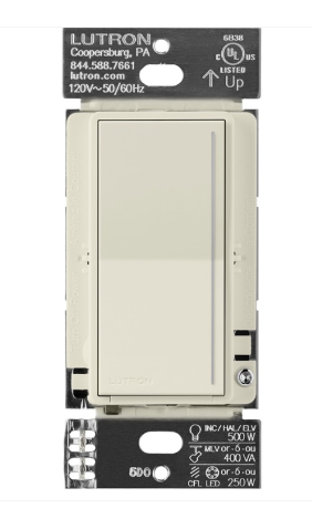 Lutron ST-PRO-N-PM Sunnata Pro Led+ Touch Dimmer - Pumice Finish