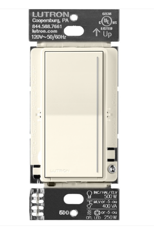 Lutron ST-RD-BI Sunnata Pro Led+ Touch Companion Dimmer - Biscuit Finish