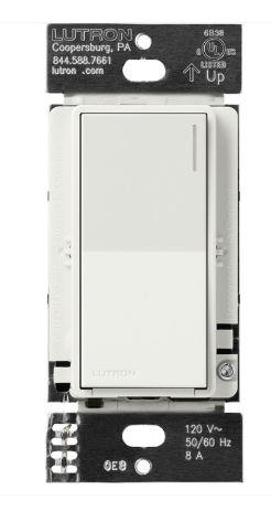 Lutron ST-RS-RW Sunnata Companion Switch - Architectural White Finish