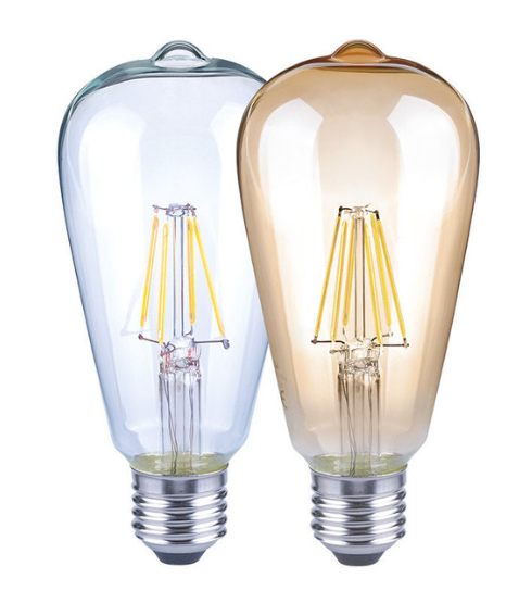 Westgate ST19-FLA-5W-30K-D-CL LED Filament ST19 Bulb 120V, Watt 5W, Lumens 650lm, CCT 3000K