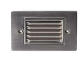 Core Lighting ST300-HDL-WH 2.0W Indoor / Outdoor Steplight , Horizontal Designer Louver, White Finish