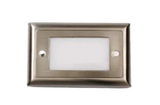 Core Lighting ST300-LS-BN 2.0W Indoor / Outdoor Steplight , Lensed, Brushed Nickel Finish