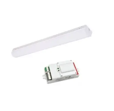 Cyber Tech Lighting ST4840L-LED/840/MS 4-ft 40W Covered LED Utility Light with Motion Sensor, Dimmable, 4400 lm, 120V-277V, 4000K