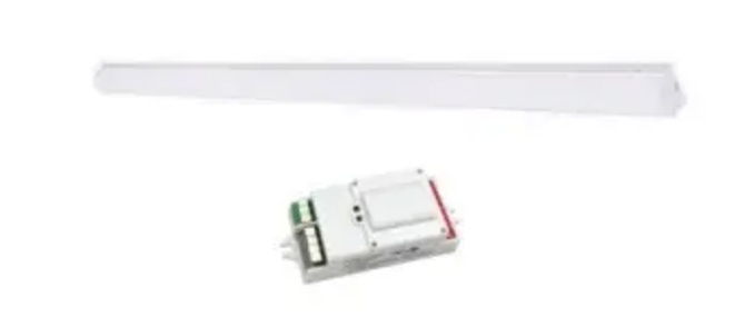 Cyber Tech Lighting ST9685L-LED/850/MS 8-ft 85W Covered LED Utility Light w/ Motion Sensor, Dimmable, 9000 lm, 120V-277V, CCT 5000K