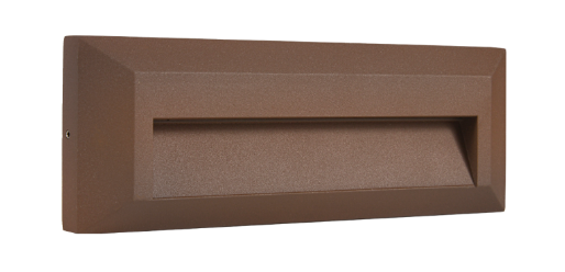 ABBA LIGHTING STA04-BR-5K Integrated Aluminum Step/ Deck Light, CCT 5K, Brown Finish