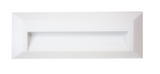 ABBA LIGHTING STA04-Wh-3K Integrated Aluminum Step/ Deck Light, CCT 3K, White Finish